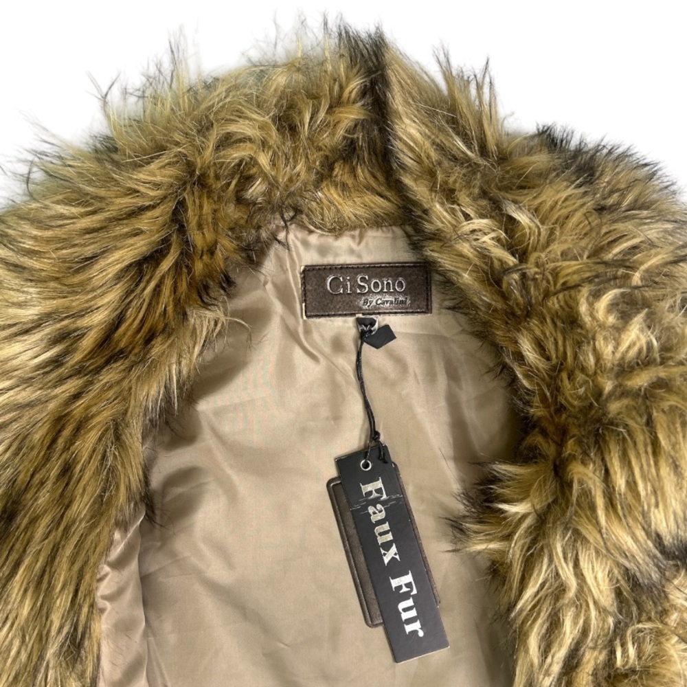 Ci Sono By Cavalini Faux Fur Vest - Picture 2 of 16